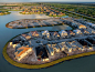 Picture of housing developments on the edge of swampland in west Palm Beach County, Florida