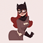 batgirl, Justine Cunha : Batgirl cool down doodle !