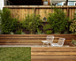 This is an example of a modern backyard landscaping in San Francisco.