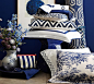 Lizzie Rug - Twilight Blue | Pottery Barn - love it against other blue and white accents