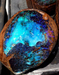 #Opal – Famous for its internal glowing color, which takes on myriad hues and shades, rather like smoldering flames in a block of ice. #EyeCandy #OpalRock #OpalJewelry ✨ #crystaljewelry