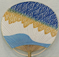 和紙型絵染団扇芹——芹沢銈介Keisuke Serizawa (1895 - 1984) 日本民艺运动的主力。