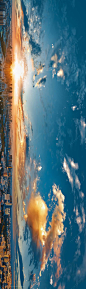 横过来的天空阳光城市jpg背景图_新图网ixintu.com