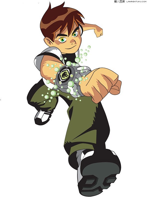 ben10经典卡通人物矢量素材 #采集大...