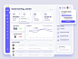 Finance & HR System Dashboard Design by Ghulam Rasool  for Cuberto on Dribbble
