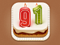 生日蛋糕UI