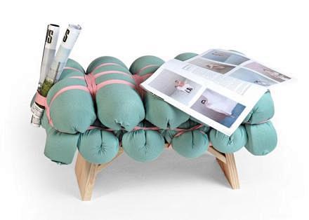 一个简单的折叠泡沫垫凳子沙发床-德国Me...