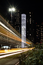 结构创新：‘壳层镂空’光之塔与能量之墙 / Tonkin Liu - 建筑图, 城市