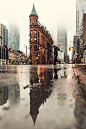 Toronto Flatiron Reflections, by Matthew Henry | Unsplash