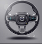 Volvo Concept Coupe | Interior  | Steering Wheel Design Sketch