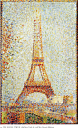 Art I love. I love Art. / The Eiffel Tower, Georges Seurat, 1889