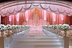 尚尚国际爱克拉婚礼采集到粉色主题婚礼