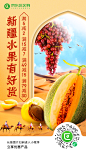 新疆水果促销专题活动海报