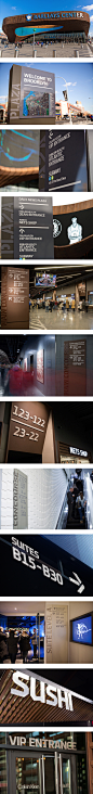 纽约巴克莱中心球馆导向标识系统设计 | 视觉中国