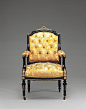 1860 American (New York) Armchair at the Metropolitan Museum of Art, New York: