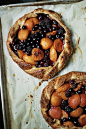 Berry and Apricot Galettes with Saffron