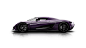 This Purple Naked Carbon Koenigsegg Regera Is the Sexiest Tribute to Prince Yet : The show car Regera was blue, the first working prototype is red, and now, here's a naked carbon Prince tribute.