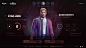 Guardians of the Galaxy vol.2 | UI DESIGN : Campaign landing page for Guardians of the Galaxy vol.2 involving game like UI