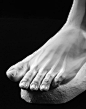 Male Foot in Planes Art Reference Cast by Philippe Faraut