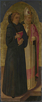 Zanobi Machiavelli - A Bishop Saint and Saint Nicholas of Tolentino