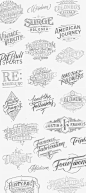 Handlettered Logotypes 4 on Typography Served