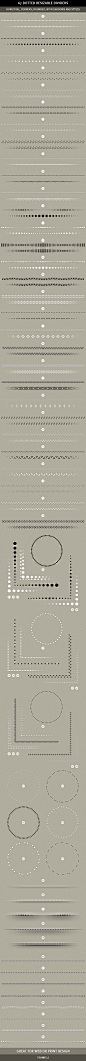 67 Resizable Dotted Dividers : Download this cool dotted dividers for your projects
