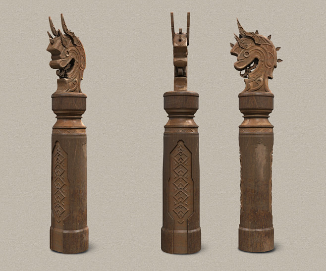 dragon column