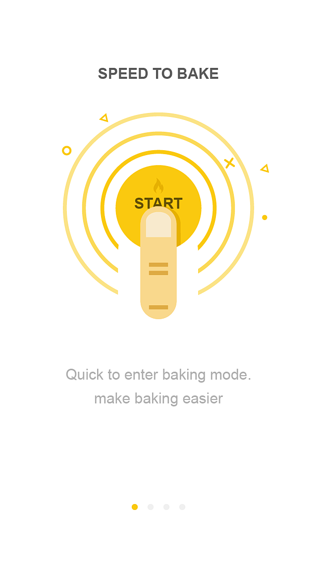 iBAKE 烤箱APP 引导页设计