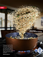 Teflon Non-Stick : Working with Ogilvy NY, we created these ads for Teflon’s new brand campaign promoting their non-stick cookware. Whipping risotto into a hurricane, sending a cool fried egg skating across a frying pan, carving an onion into a hovering s