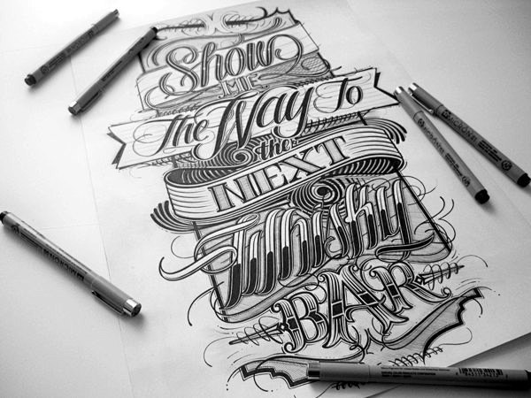 Hand Lettering on Be...