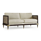 MONTPARNASSE SOFA : Product Info Dimensions Construction The Montparnasse sofa is prim and proper with a dash of masculine charm. Designed to float in a room or use as pairs in fro