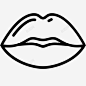 嘴唇性感面部图标 免费下载 页面网页 平面电商 创意素材