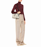 Wool and silk-blend trousers : Taupe wool and silk-blend trousers