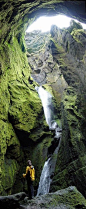 The Stakkholtsgjá Gorge, Thórsmörk, Iceland: 