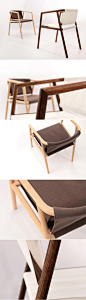 Enblanc工作室为Nasu 303 设计的椅子 Jan chair。via：http://t.cn/zOQkHDb