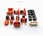 工程车木头玩具 Wheels & Buckets by Scott Schenone - 灵感日报 : 产品设计师Scott Schenone设计了一系列以工程车为原型的木头玩具——Wheels & Buc…