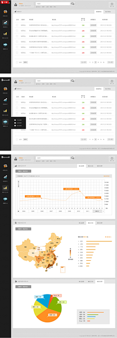 千夏之城采集到WEB系统界面