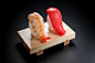 SUSHI L.A Maguro and Ebi international online pre-order By Nakao Teppei x Sentinel : Oishī! Oishī! FRESH off the boat news, as promised a retail release of ricetastic Nakao Teppei & Sentinel SUSHI L.A Maguro and Ebi! and being a sushi chef (yes, that'