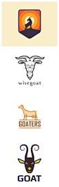 标志设计元素应用实例:山羊