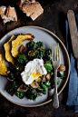 Poached Egg, Sauteed Spinach  Mushrooms by tartelette, via Flickr