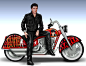 Elvis Presley's Riding With The King - Handcrafted Sculpture