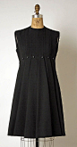 Dress Geoffrey Beene (American, Haynesville, Louisiana 1927–2004 New York) Date: 1963–69 Culture: American Medium: wool Dimensions: Length at CB: 36 in. (91.4 cm)