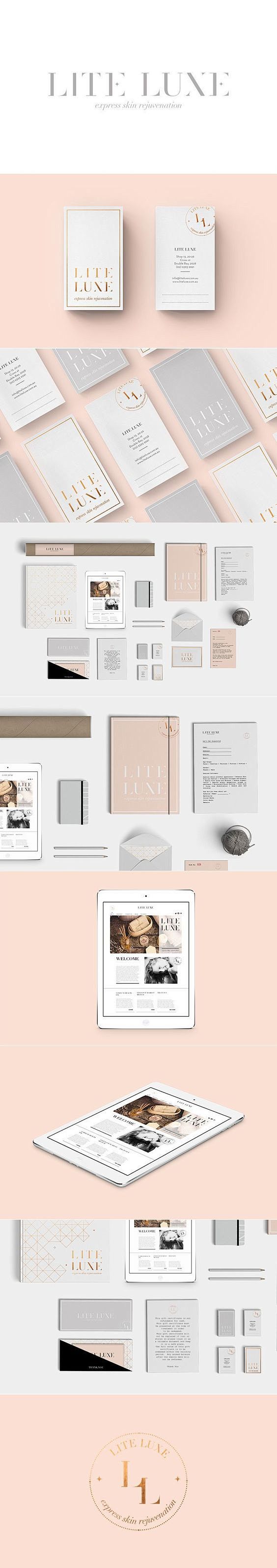 Lite Luxe branding, ...