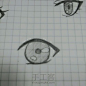 几种简单常用的漫画风格眼睛画法。 第26步