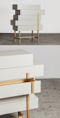 Lacquered storage unit with drawers GALENA by Miniforms | #design Hagit Pincovici #furniture #minimal @Miniforms