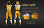 TouchDown Football Uniform Mockup : The Most Realistic American Football Uniform Mockup Template on the Internet, Super Editable mockup, Fully Built in 3D, with Reflections, Shadows, Cleanly Separated To Give you Total Control over the final look of your 