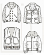 男士外套服装款式图收集-男装设计-服装设计
