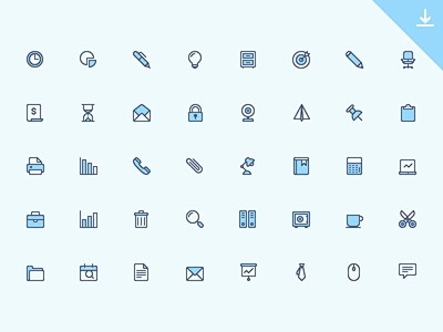 40 Office Icons