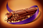 Chocolate : Realistic digital illustrations of chocolate created from existing products, pre-production samples or artwork and desriptions. Created for a range of use from product packaging, POS to large advertising posters.