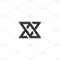 字母X标志字母标记字母组合-字体类型会徽字符商标